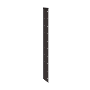 Oceľový kvetináč - Rohový diel 180° - 100 cm - RAL7016 matný (antracitová sivá)