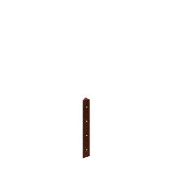 Cortenový kvetináč - Rohový diel 45° - 40 cm