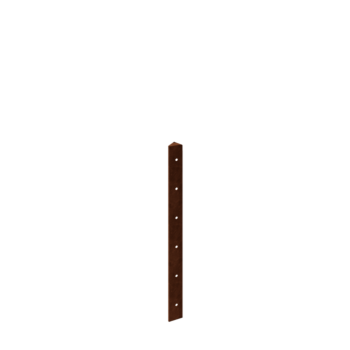 Cortenový kvetináč - Rohový diel 45° - 60 cm