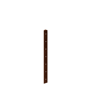 Cortenový kvetináč - Rohový diel 45° - 70 cm