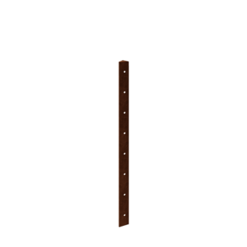 Cortenový kvetináč - Rohový diel 45° - 80 cm