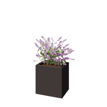 Oceľový kvetináč - Obdĺžnik - 40 x 30 x 40 cm - Iná farba RAL - Bez spodnej dosky