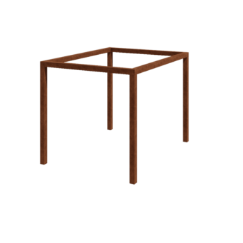 Cortenová pergola - Obdĺžnik - 324 x 250 x 230 cm - Bez betónovej pätky