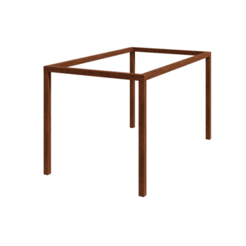 Cortenová pergola - Obdĺžnik - 424 x 250 x 230 cm - Bez betónovej pätky
