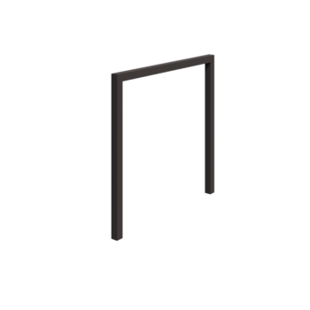 Oceľová pergola - Rovný - 250 x 230 cm - RAL7016 matný (antracitová sivá) - Bez betónovej pätky