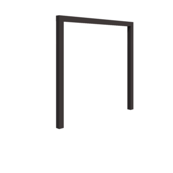 Oceľová pergola - Rovný - 250 x 230 cm - Iná farba RAL - Bez betónovej pätky