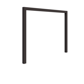 Oceľová pergola - Rovný - 300 x 230 cm - Iná farba RAL - Bez betónovej pätky