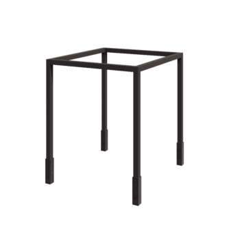 Oceľová pergola - Štvorec - 274 x 250 x 230 cm - RAL7016 matný (antracitová sivá) - s betónovou pätkou