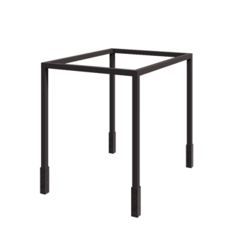 Oceľová pergola - Obdĺžnik - 324 x 250 x 230 cm - RAL7016 matný (antracitová sivá) - s betónovou pätkou