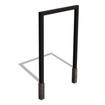 Práškom lakovaná oceľová pergola rovné 200 cm
