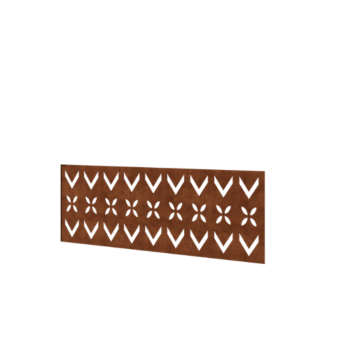 Plot z cortenovej ocele H panel V 120 x 47,5 cm