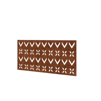Plot z cortenovej ocele H - Panel V - 120 x 63,3 cm