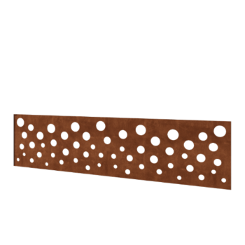 Plot z cortenovej ocele H panel B 180 x 47,5 cm