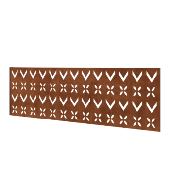 Plot z cortenovej ocele H - Panel V - 180 x 63,3 cm