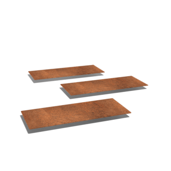 Nášľapný kameň z cortenovej ocele Obdĺžnik 60 x 25 cm