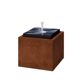 Cortenové záhradné fontány - Orin - 50 x 50 x 40 cm - Zonder LED-verlichting
