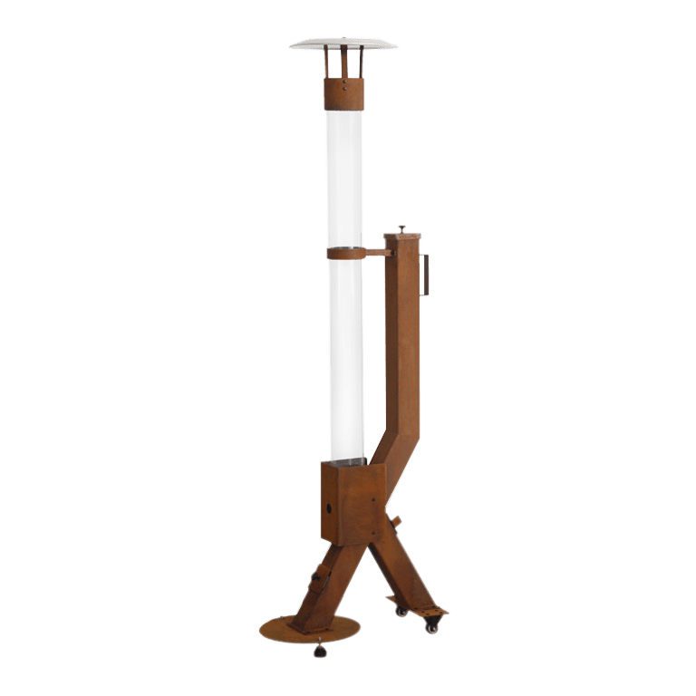 Terasový ohrievač na pelety - Rocket - Corten
