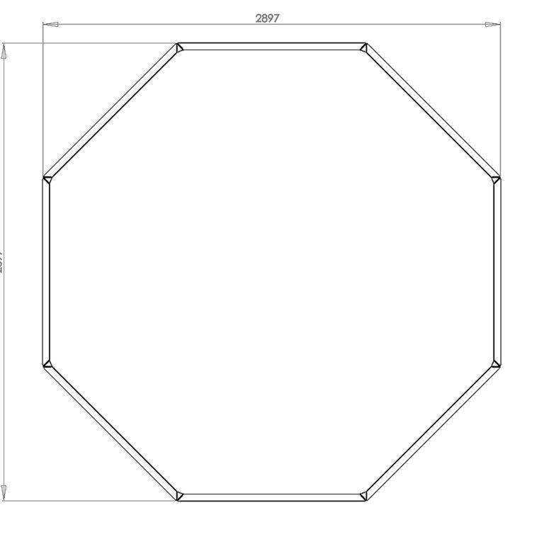 Kvetináč z cortenovej ocele Chicago 120