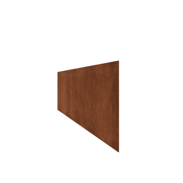 Trávnikové obruby z cortenovej ocele rovné 37,5 cm (dĺžka 240 cm)