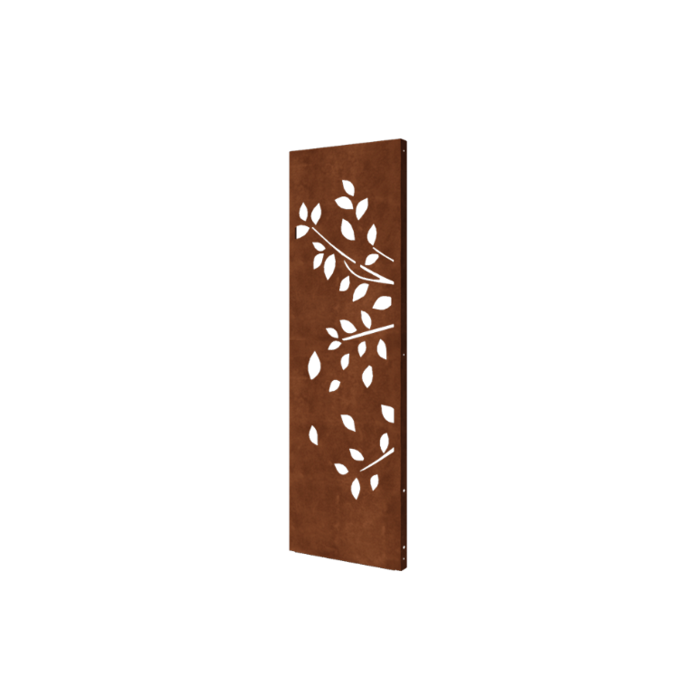 Panel z cortenovej ocele strom časť 1 60 x 6 x 190 cm
