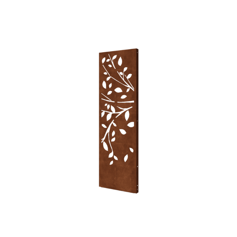 Cortenový plotový panel - Strom - Deel 2 - 60 x 6 x 190 cm