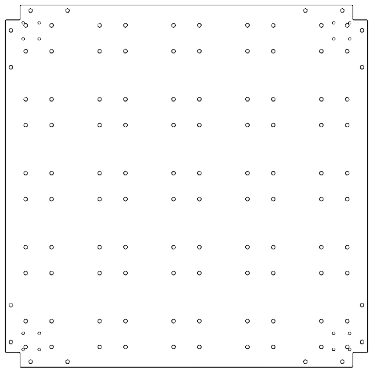 Základná platňa pozinkovaná oceľ 100 x 100 cm