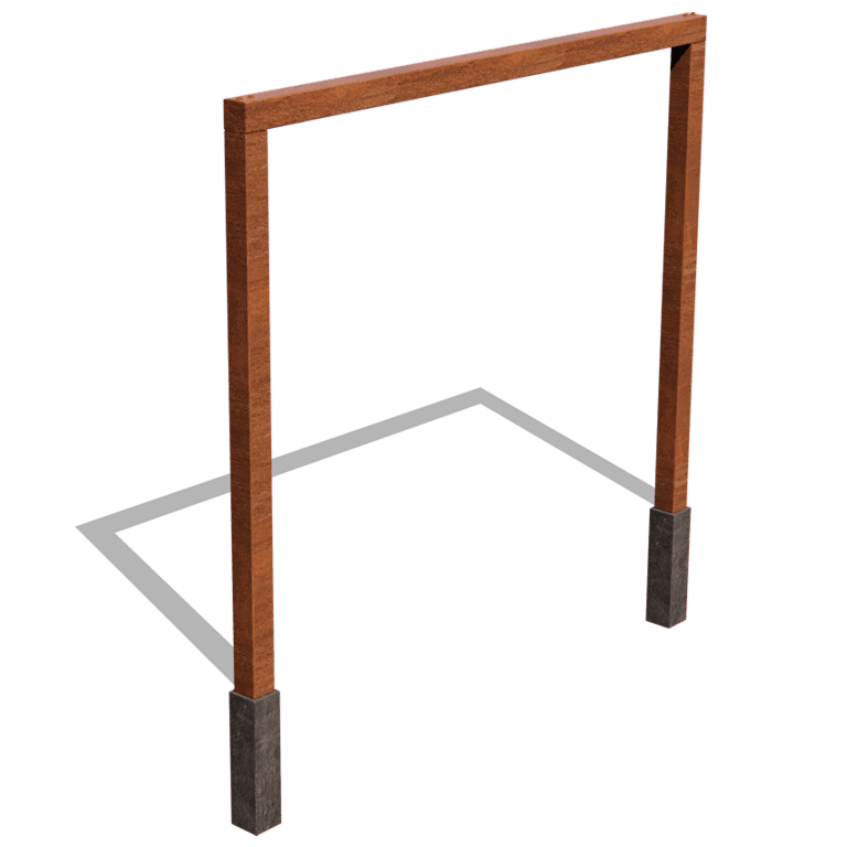 Pergola z cortenovej ocele rovné 300 cm