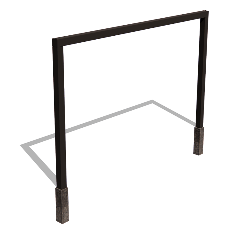 Práškom lakovaná oceľová pergola rovné 400 cm