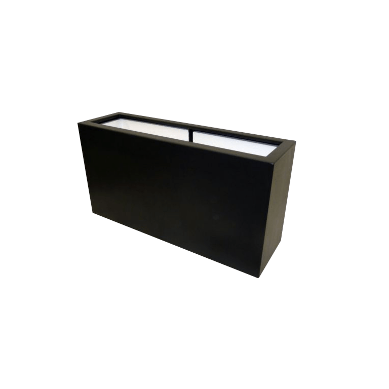 Kvetináč zo sklolaminátu - Obdĺžnik - 100 x 30 x 50 cm - S dnom
