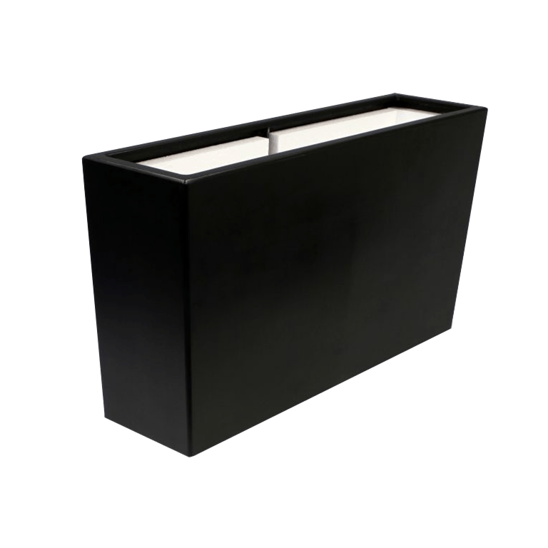 Kvetináč zo sklolaminátu - Obdĺžnik - 150 x 25 x 80 cm - S dnom