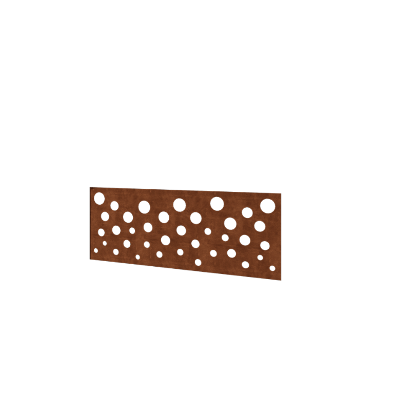 Plot z cortenovej ocele H panel B 120 x 47,5 cm