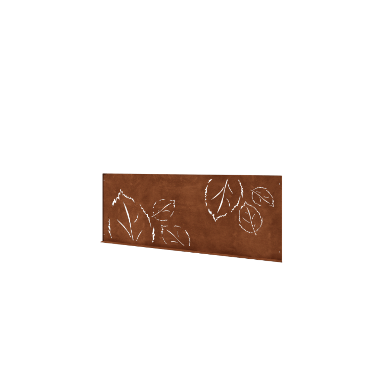 Cortenové plotové pole N - Panel - 149 x 3 x 60 cm