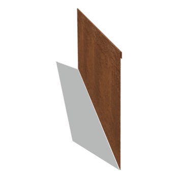Trávnikové obruby z cortenovej ocele sploštené 35 cm (dĺžka 150 cm)