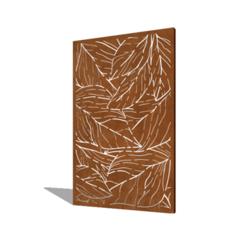 Panel z cortenovej ocele listy 120 x 6 x 190 cm