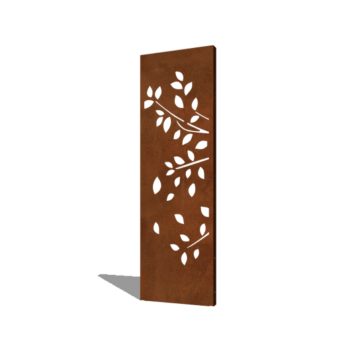 Panel z cortenovej ocele strom časť 1 60 x 6 x 190 cm