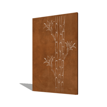 Panel z cortenovej ocele bambus 120 x 6 x 190 cm