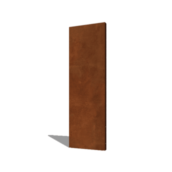 Panel z cortenovej ocele základňa 60 x 6 x 190 cm