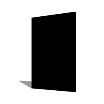 Práškom lakovaný oceľový panel základňa 120 x 6 x 190 cm