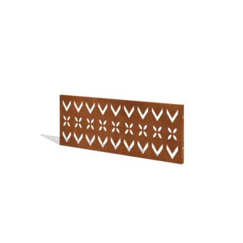 Plot z cortenovej ocele H panel V 120 x 47,5 cm