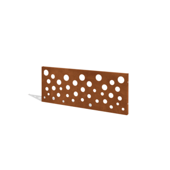 Plot z cortenovej ocele H panel B 120 x 47,5 cm