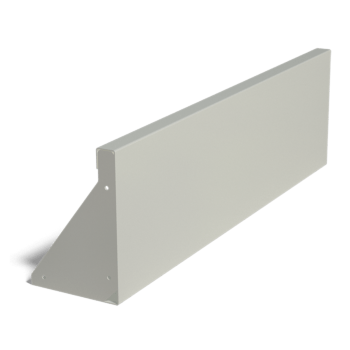 Práškom lakovaná oceľová oporná stena rovné 100 cm (výška 30 cm)
