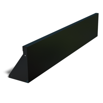 Práškom lakovaná oceľová oporná stena rovné 150 cm (výška 30 cm)