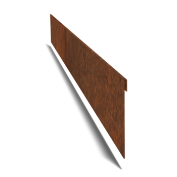 Trávnikové obruby z cortenovej ocele sploštené 13 cm (dĺžka 150 cm)