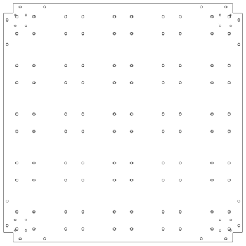 Základná platňa pozinkovaná oceľ 100 x 100 cm