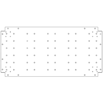 Základná platňa pozinkovaná oceľ 50 x 100 cm