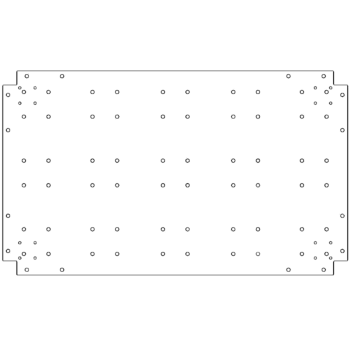 Základná platňa pozinkovaná oceľ 60 x 100 cm