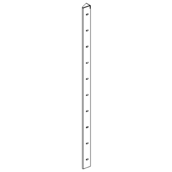 Rohový diel cortenová oceľ 30° 100 cm