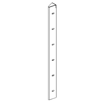 Rohový diel cortenová oceľ 30° 60 cm