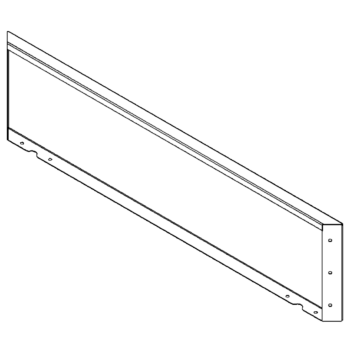 Panel z cortenovej ocele 30 x 120 cm