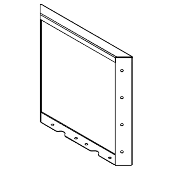 Panel z cortenovej ocele 40 x 40 cm